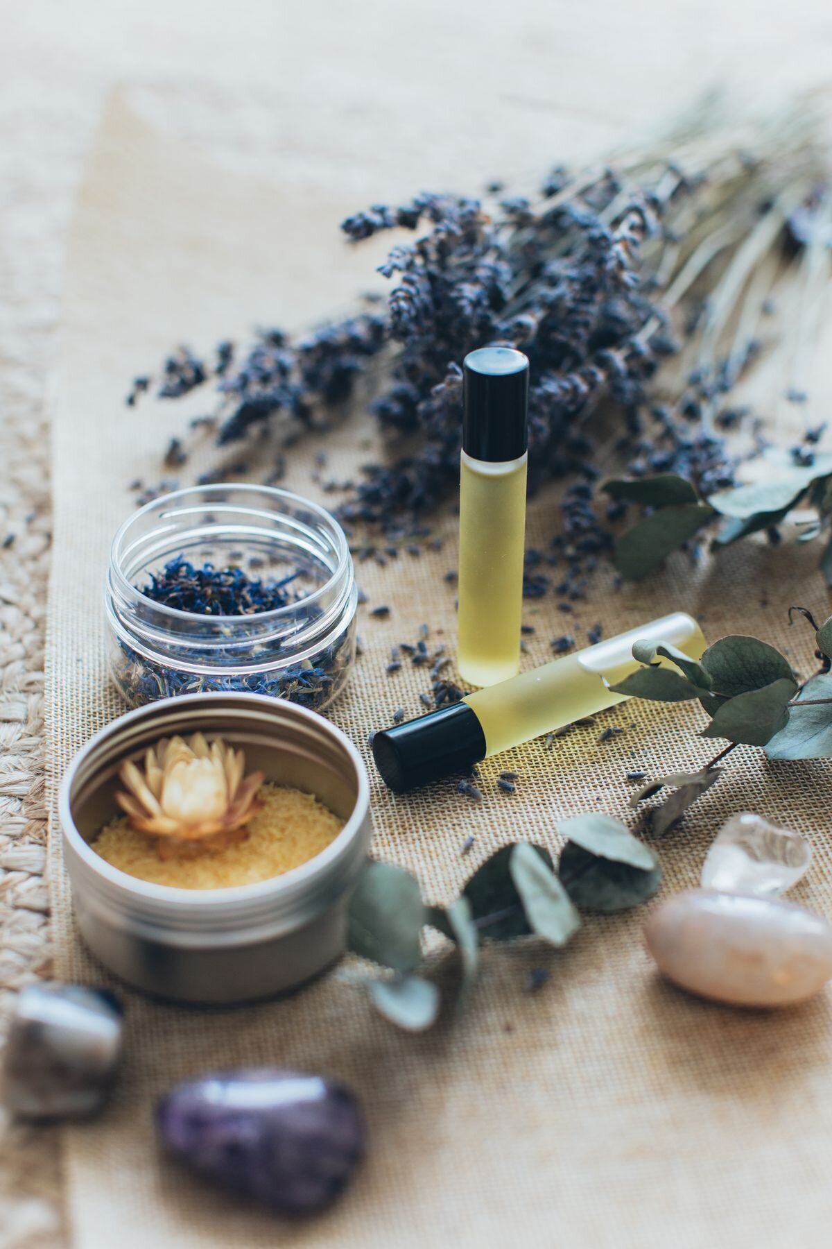 Aromatic oils and lavender